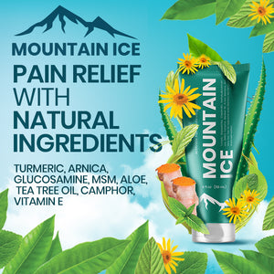 Pain Relief | Mountain Ice Arthritis, Jont & Nerve Pain Relief Gel with Natural Ingredients Roll-on 3 oz | Mountain Ice